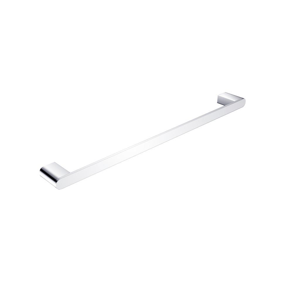 Bianca Single Towel Rail Chrome 600MM 9024-CH Accessories Nero