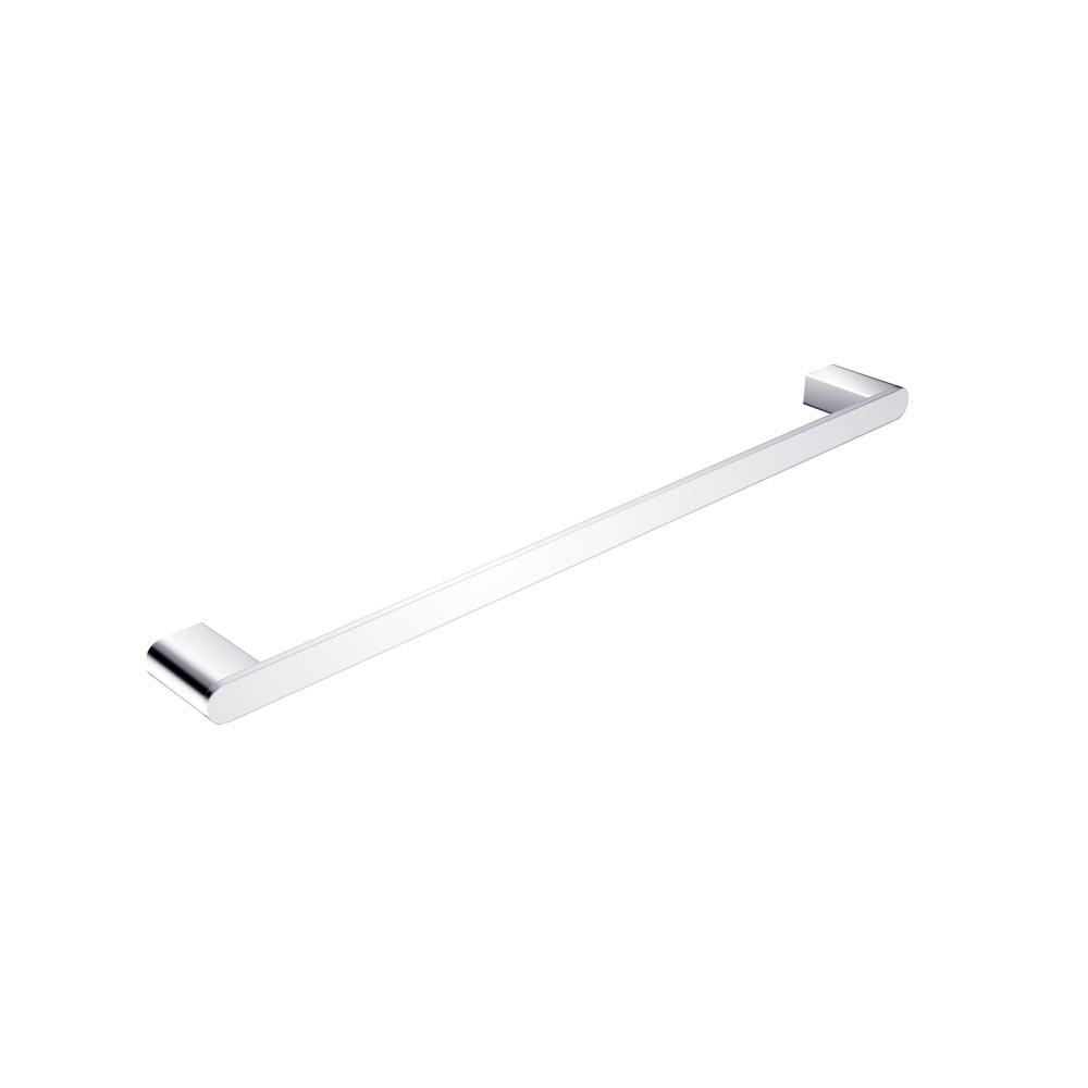 Bianca Single Towel Rail Chrome 800MM 9030-CH Accessories Nero