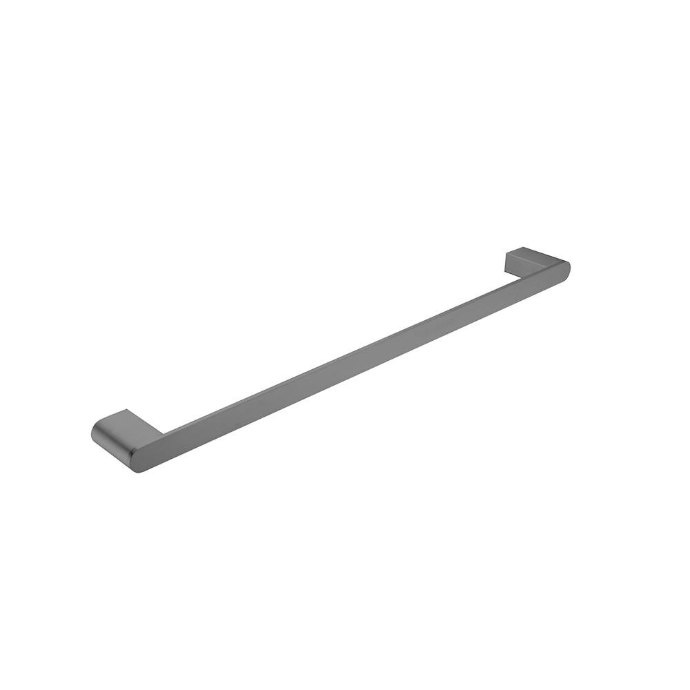 Bianca Single Towel Rail Gun Metal 600MM 9024-GM Accessories Nero