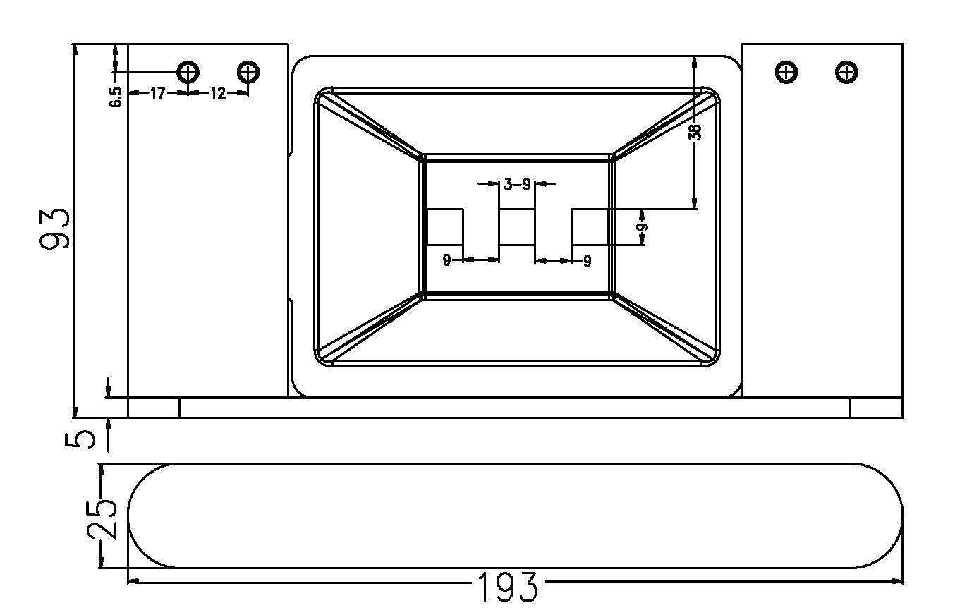 Bianca Soap Dish Holder Gun Metal 9081-GM Accessories Nero