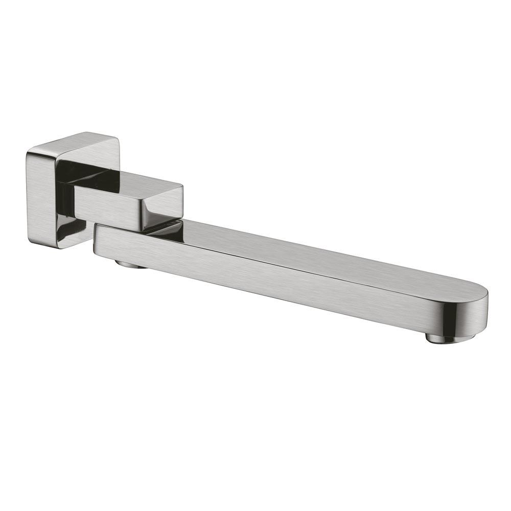 Bianca Swivel Bath Spout Brushed Nickel YSW207-BN Tapware Nero