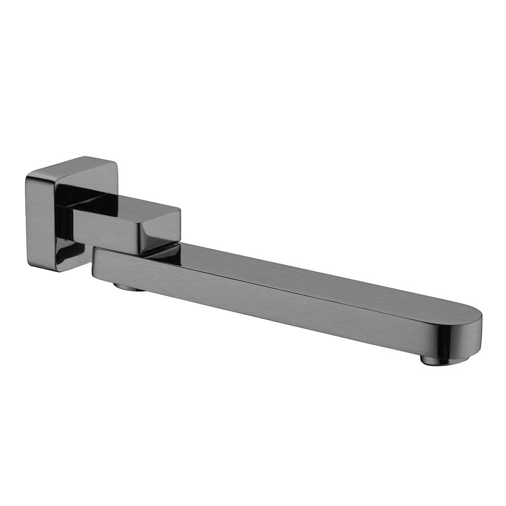 Bianca Swivel Bath Spout Gun Metal YSW207-GM Tapware Nero