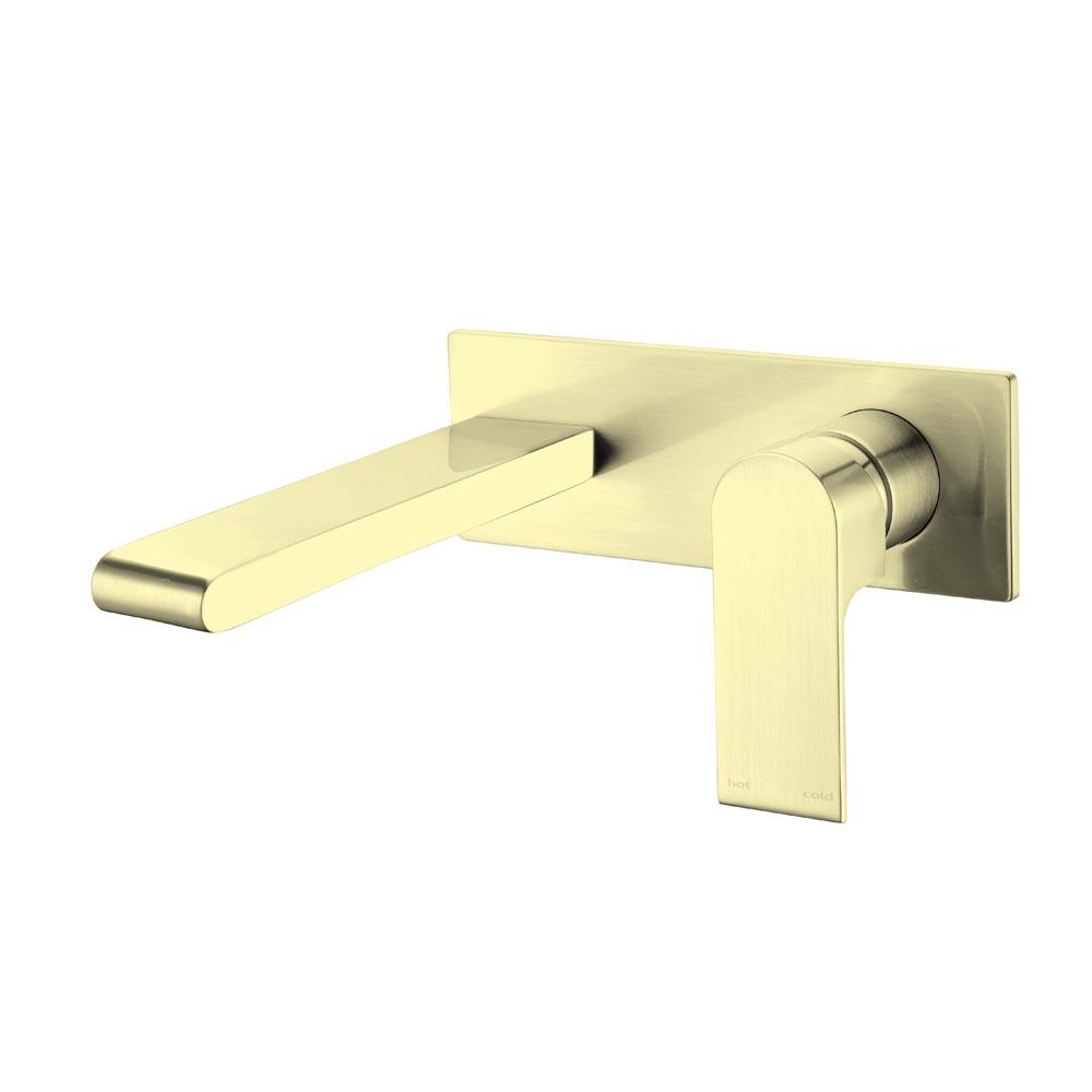 Bianca Wall Basin Mixer Brushed Gold YSW3215-07A-BG Tapware Nero