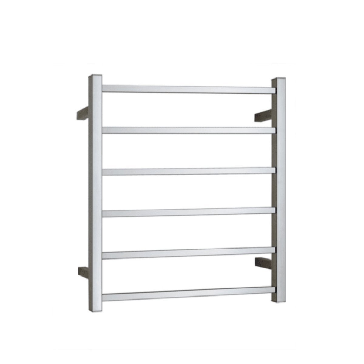Bianco Square Heated Towel Ladder 6 Bar Accessories ECT
