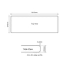 Bliss 1810x470mm Quartz Stone vanity Arova