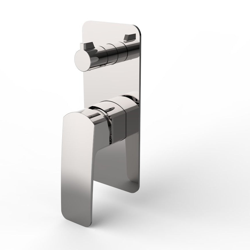 BRAVO-II Shower Mixer With Diverter in Brushed Nickel Tapware ECT