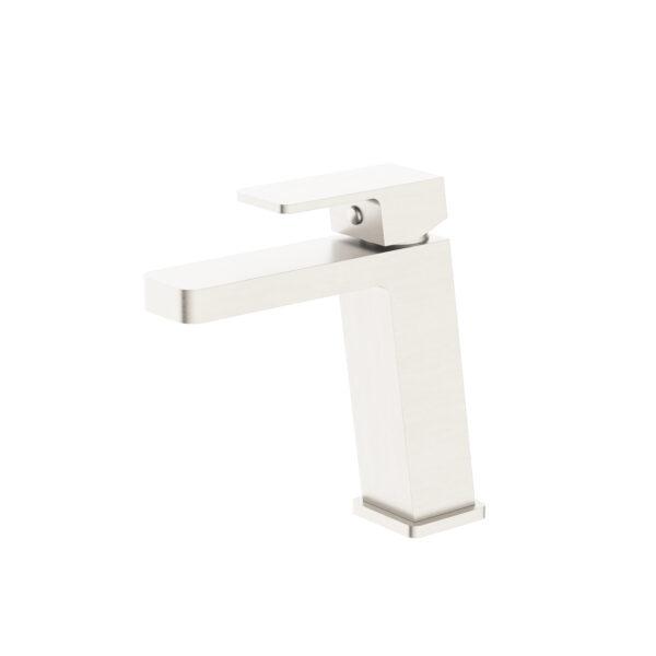 Celia Angle Basin Mixer Brushed Nickel Tapware Nero