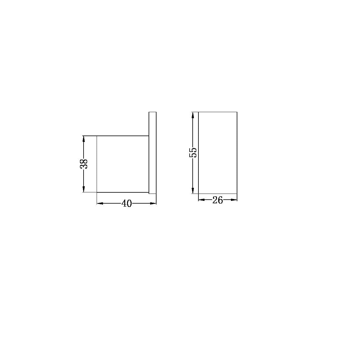 Celia Robe Hook Brushed Nickel NR4682BN Accessories Nero