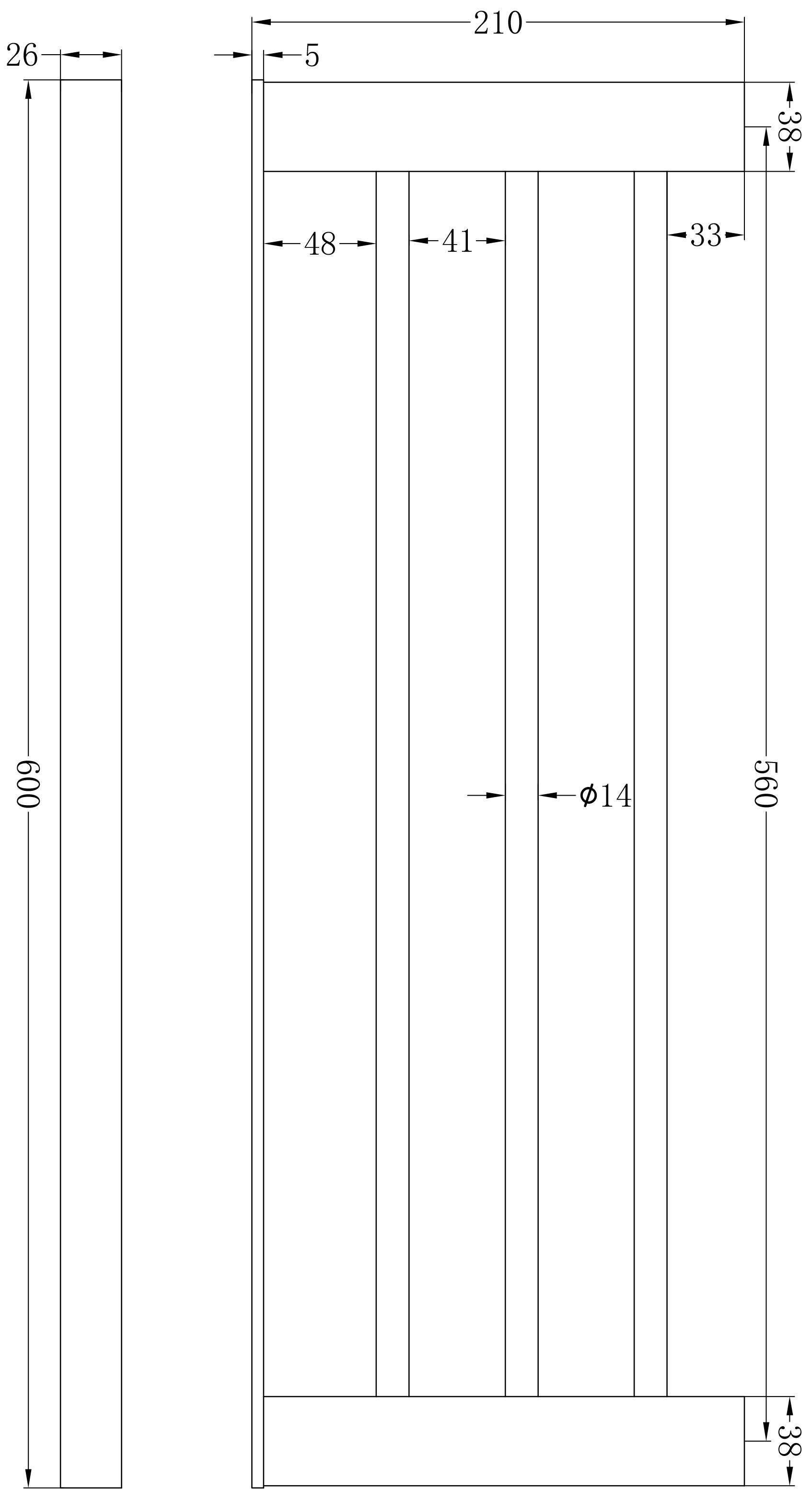 Celia Towel Rack Chrome 4689-CH Accessories Nero