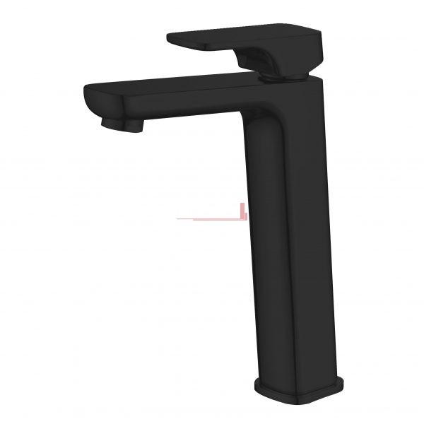 Chaser Tall Basin Mixer Black Tapware Bella Vista