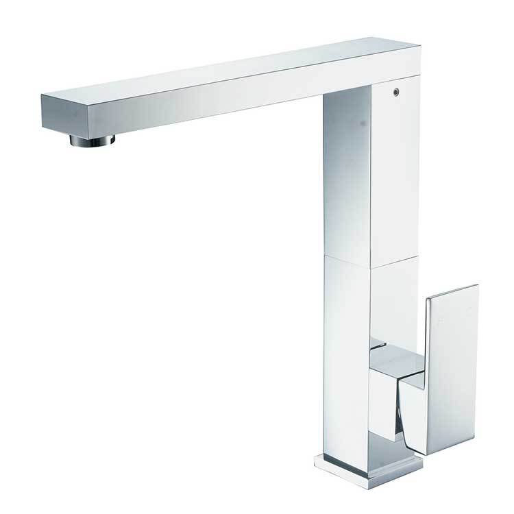 Chrome Kitchen Sink Mixer (Square Spout) - WT8137 Tapware ECT