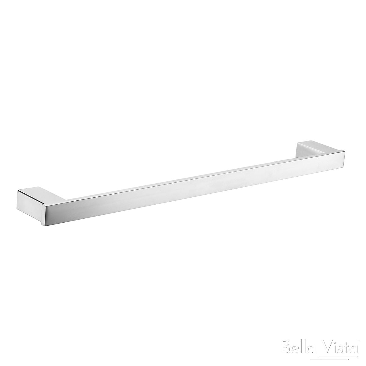 Chunky 600mm Single Towel Rail Chrome Accessories Bella Vista