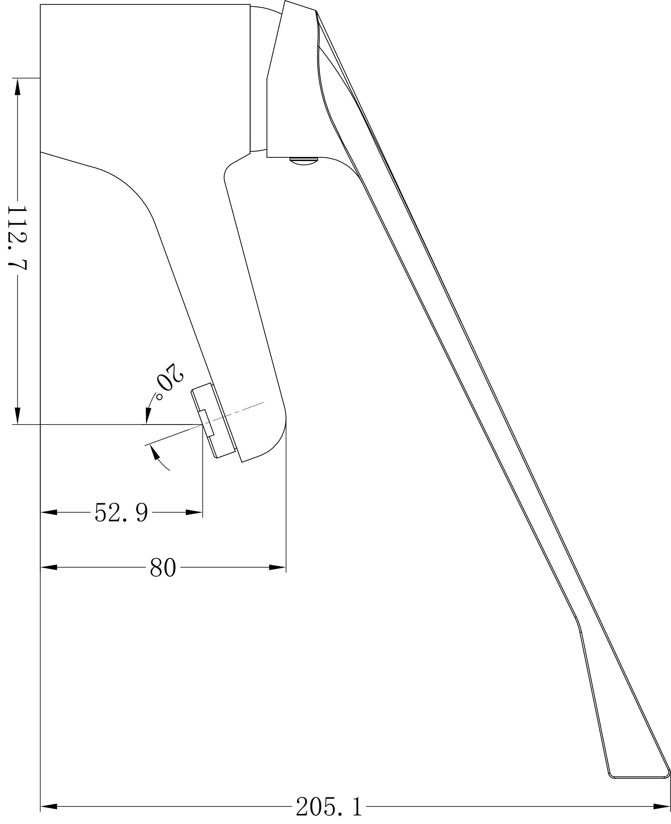 Classic Care Basin Mixer Extended Handle Chrome YSW1100-01E-CH Tapware Nero