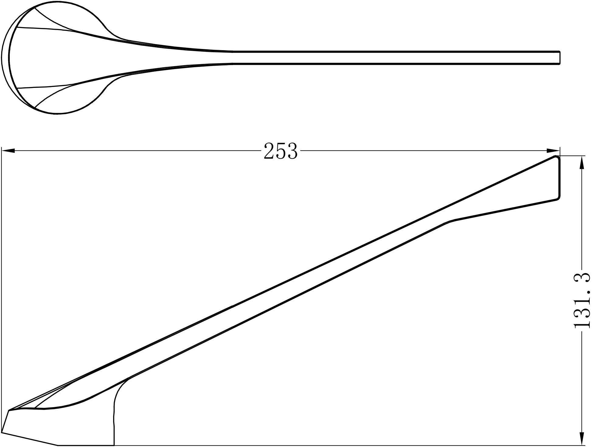 Classic Care Handle Only Extended Handle Chrome 503206-CH Accessories Nero