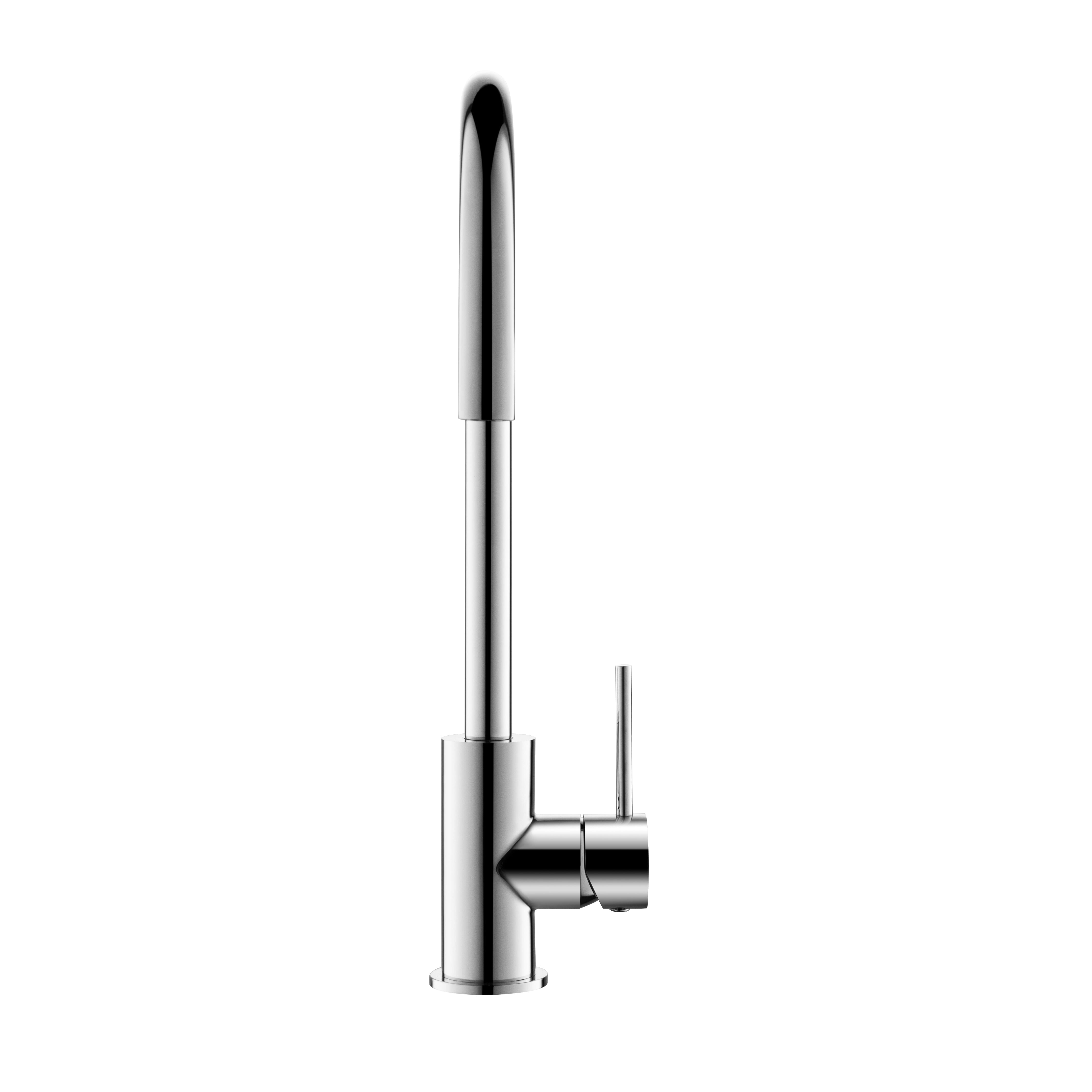 CLIO Gooseneck Kitchen Sink Mixer Tap Chrome Tapware Arova