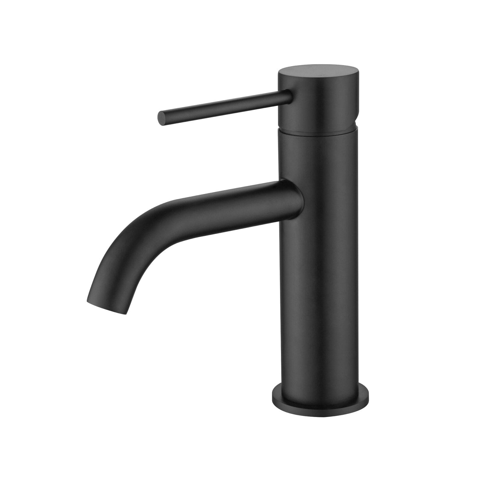 CLIO Round Basin Mixer Matte Black Tapware Arova