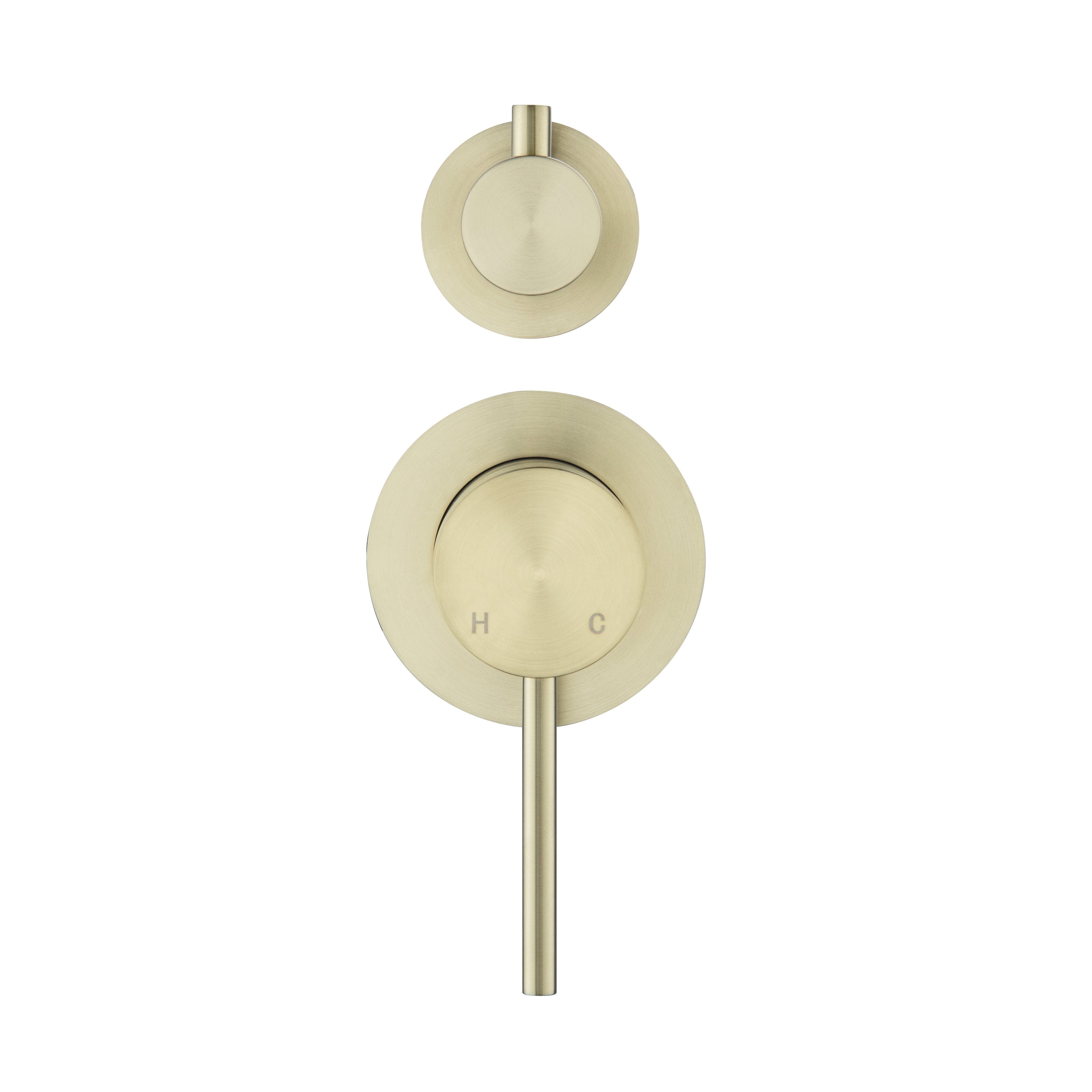 CLIO Shower / Bath Mixer with Divertor Brushed Gold AROVA