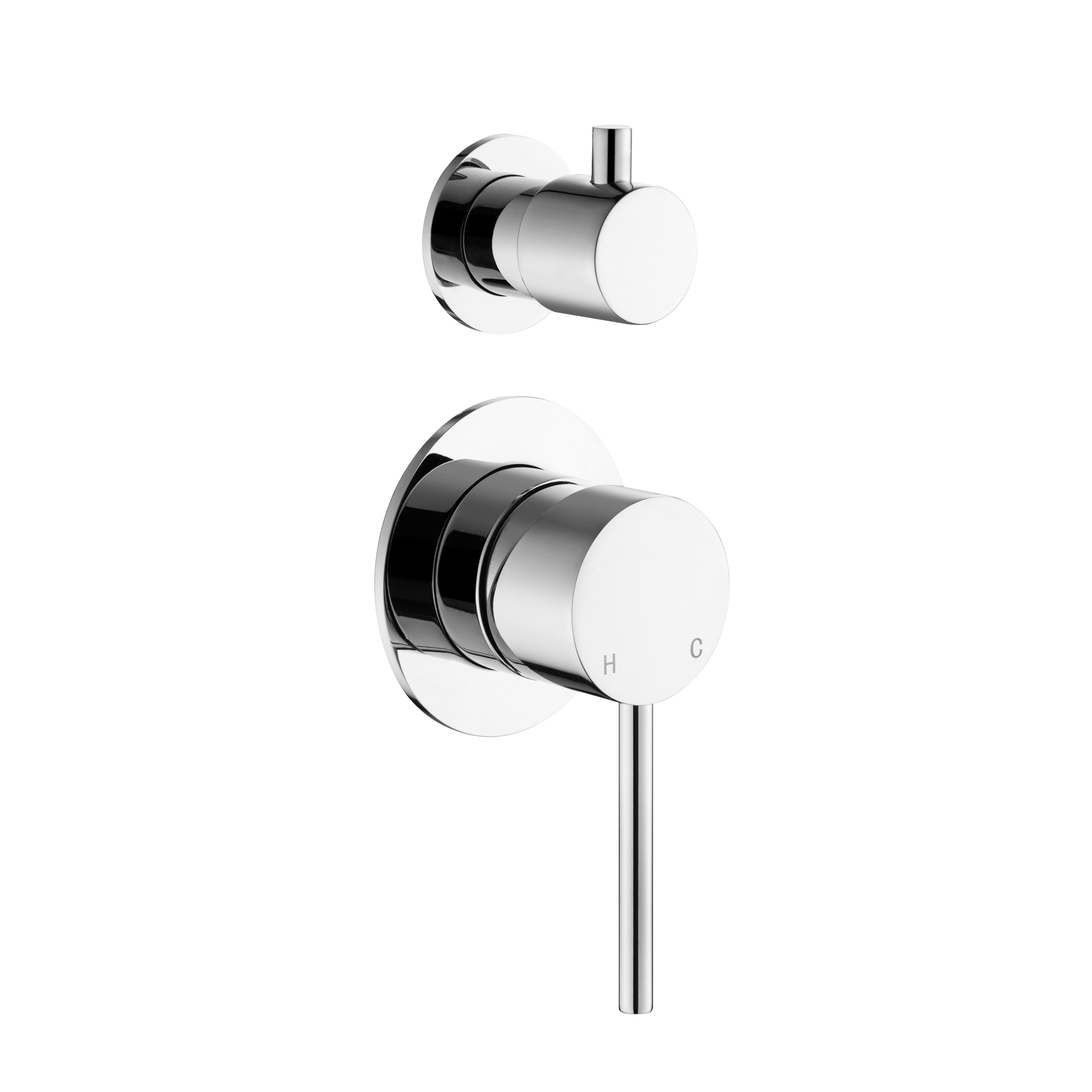 CLIO Shower / Bath Mixer with Divertor Chrome AROVA
