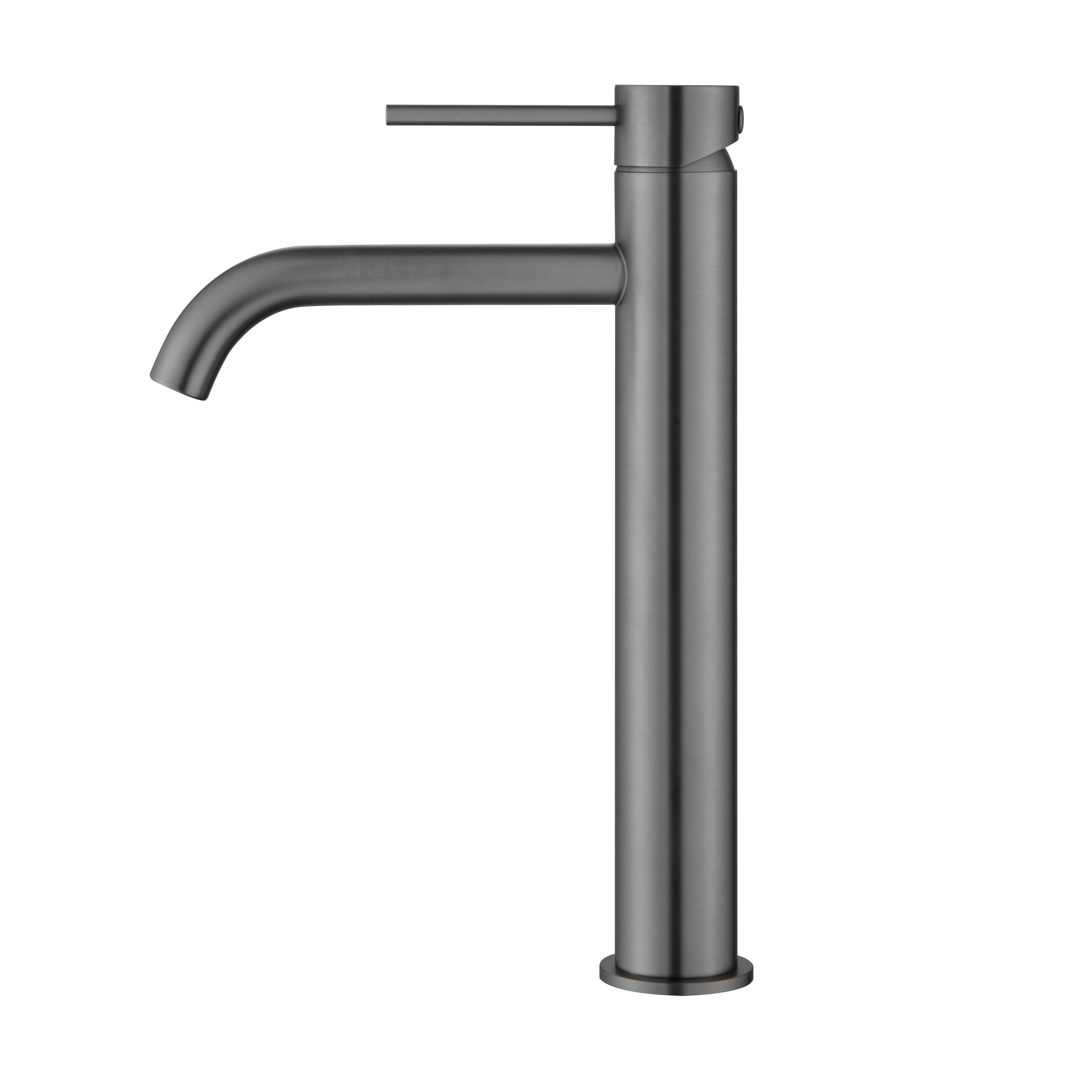 CLIO Tall Basin Mixer Gunmetal Tapware Arova