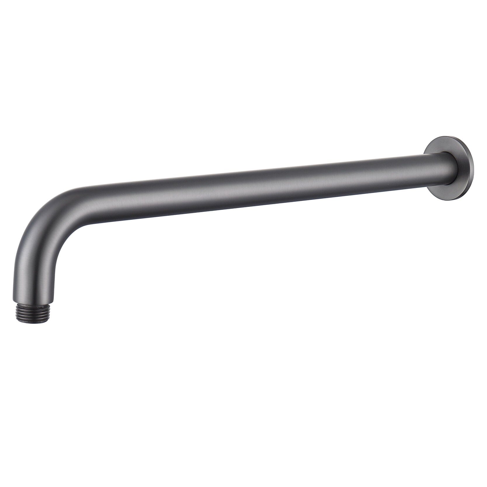 COMO Wall Shower Arm 400mm Round Gunmetal Showers Arova