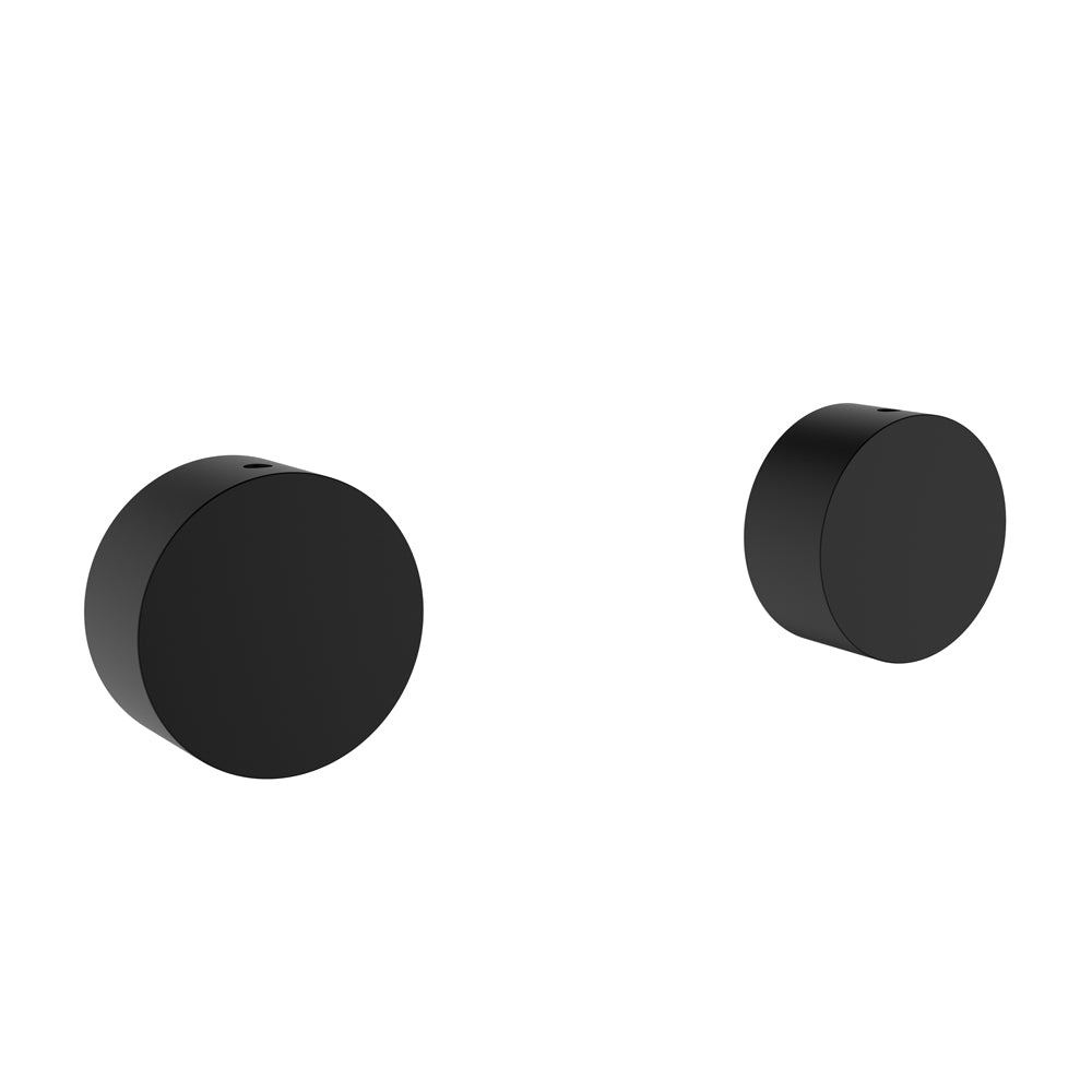 COMO Wall Top Assembly in Matte Black Tapware Arova