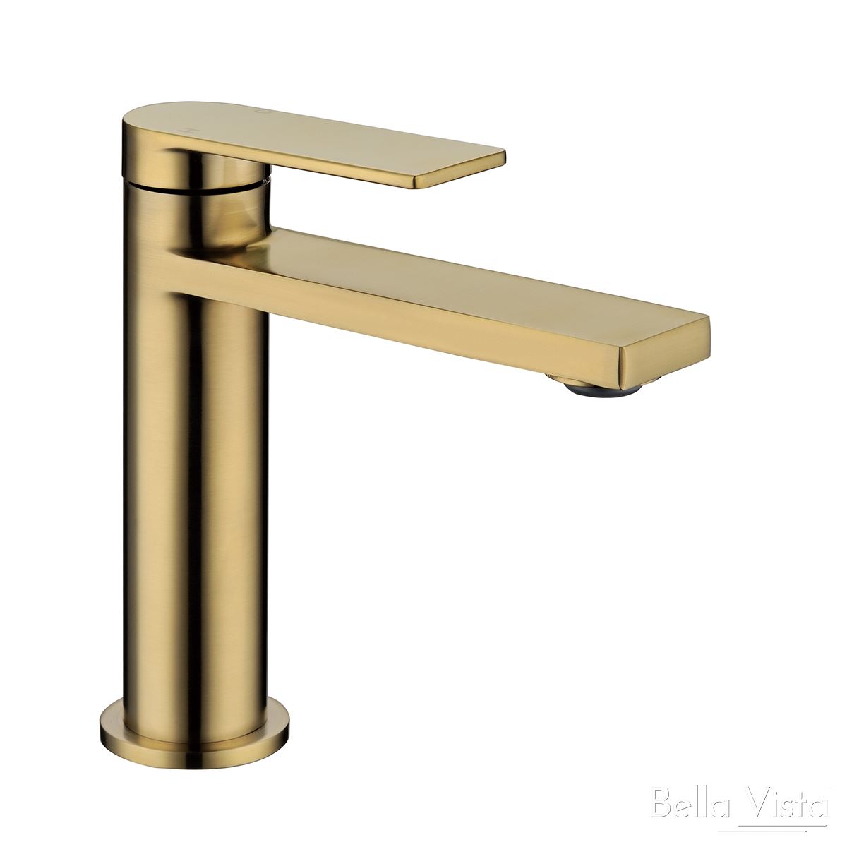 Cresta Basin Mixer Brushed Gold Tapware Bella Vista