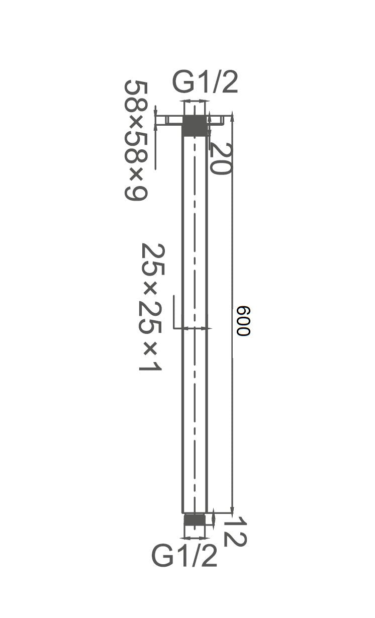 DOCCIA Ceiling Dropper Accessories ECT