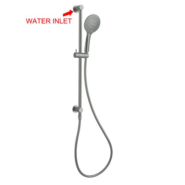 Dolce 3 Function Rail Shower Gun Metal YSW314-GM Showers Nero