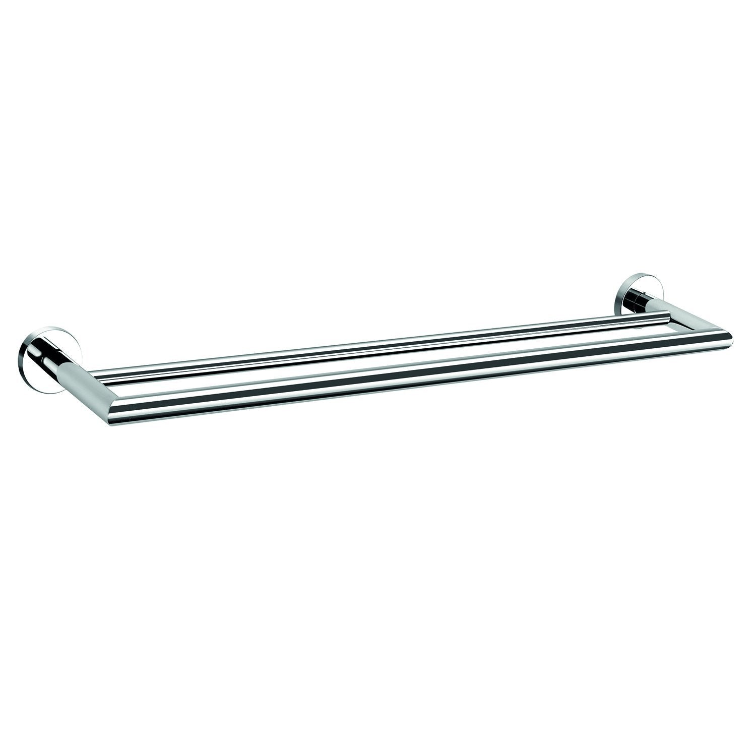 Dolce 900MM Double Towel Rail Chrome 3630D-L-CH Accessories Nero