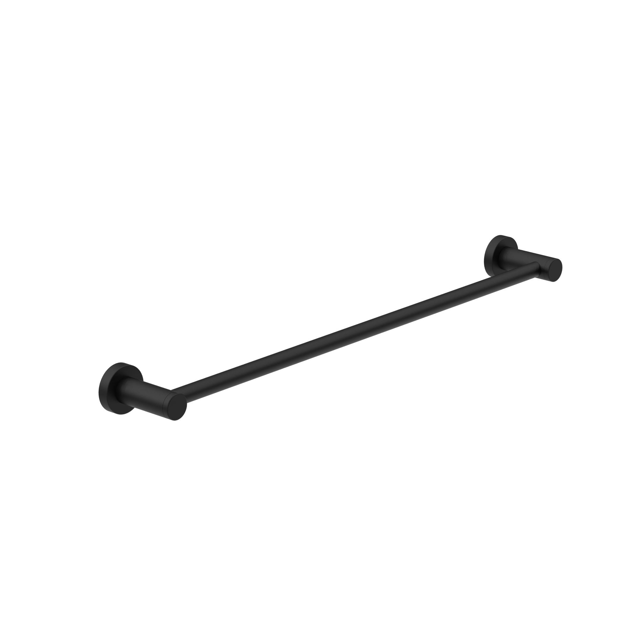 Dolce Single Towel Rail Matte Black 600MM 2024-MB Accessories Nero
