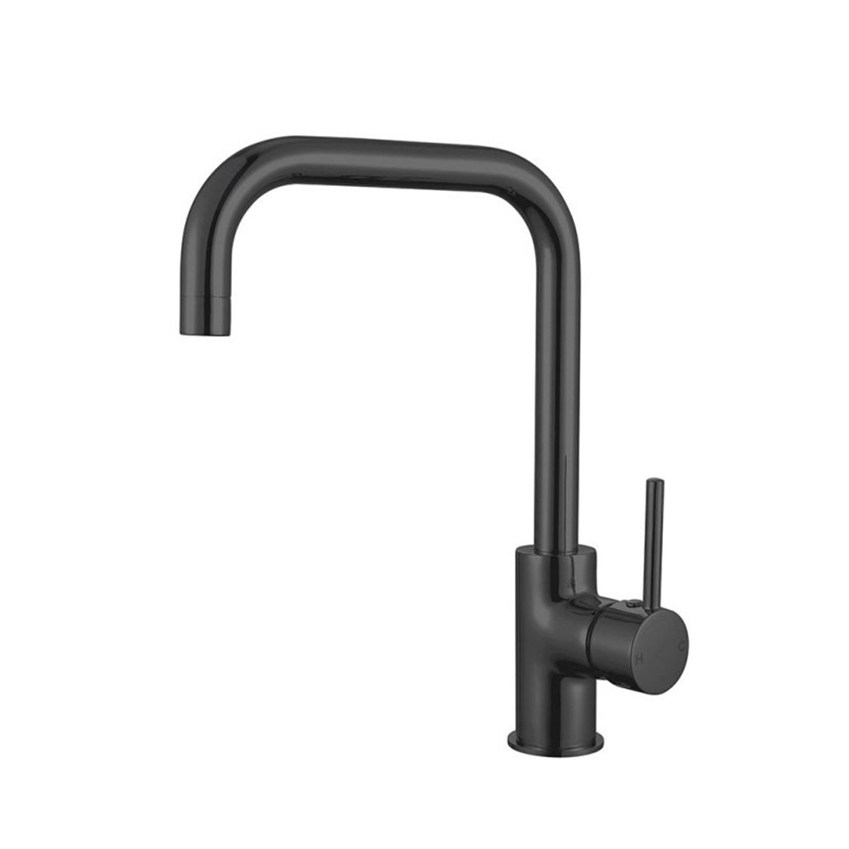 Dolce U Shape Kitchen Laundry Mixer Matt Black Tapware Nero
