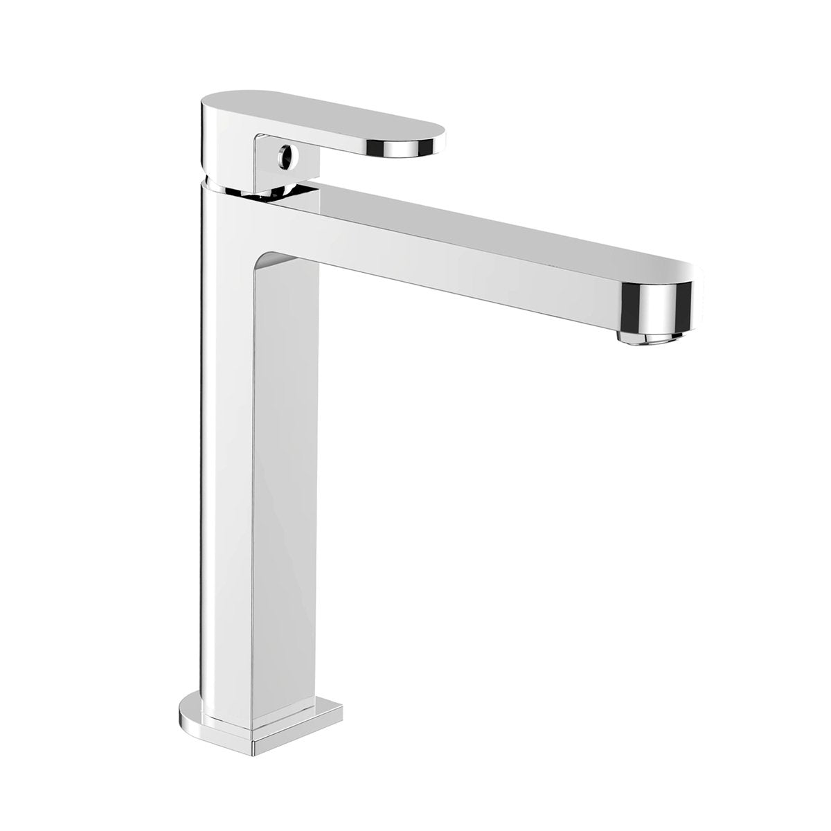 Ecco Tall Basin Mixer Chrome Tapware Nero