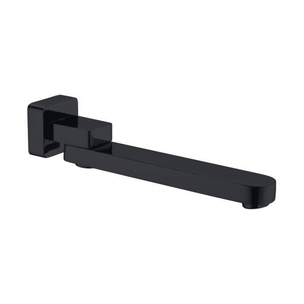 ECCO/BIANCA Swivel Bath Spout Matte Black Tapware Nero