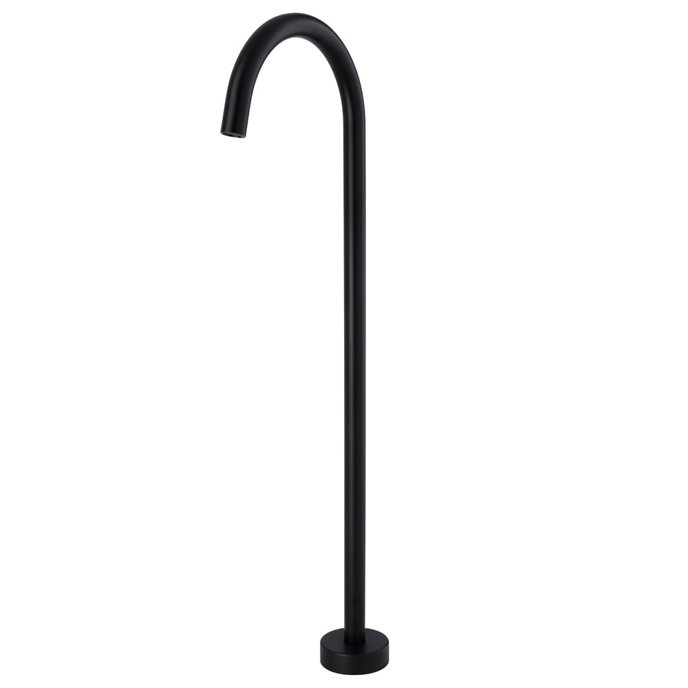 Free Standing Bath Spout Black Tapware Arova