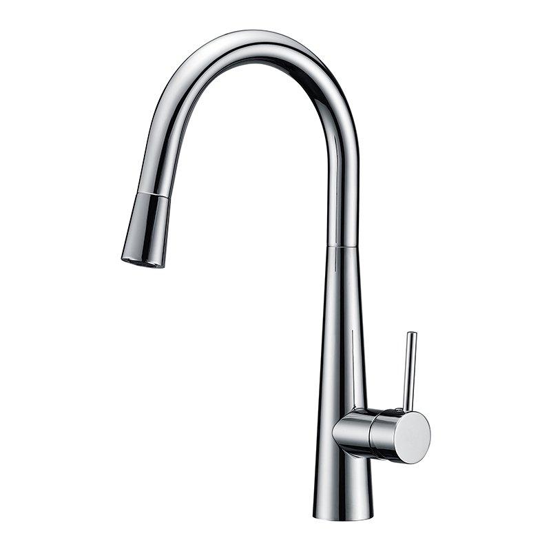 Goose Neck Kitchen Mixer Tap pull out magnet head - WT4122 Tapware ECT