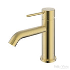 Hali Basin Mixer Brushed Gold Tapware Bella Vista