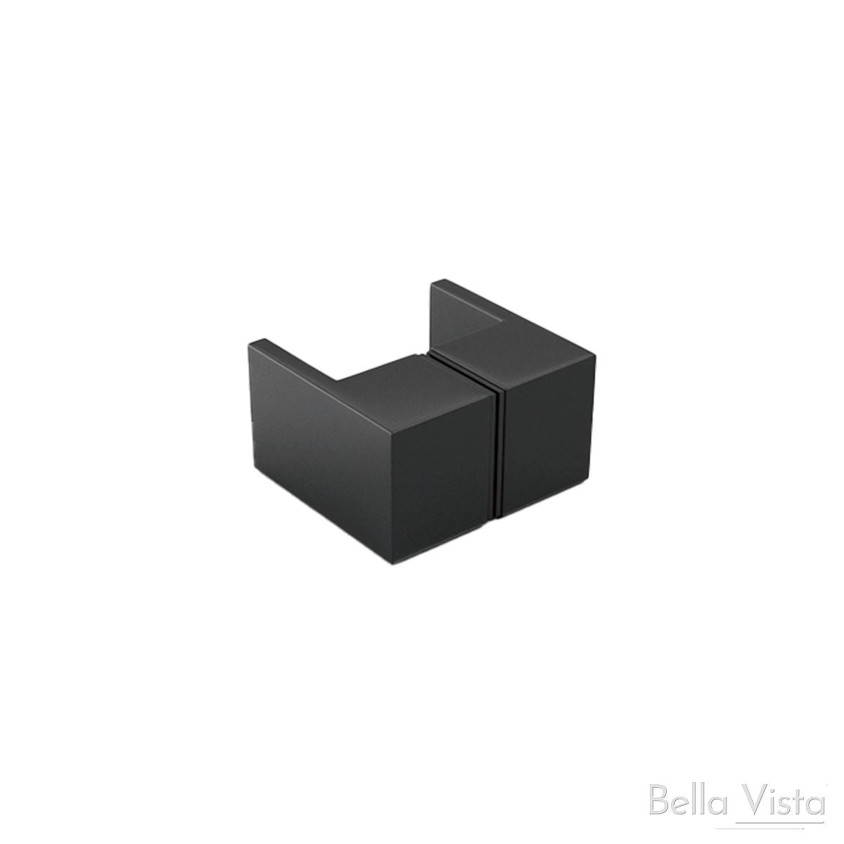 Handle - Square Lever (Finger Pull) Knob Accessories Bella Vista Black