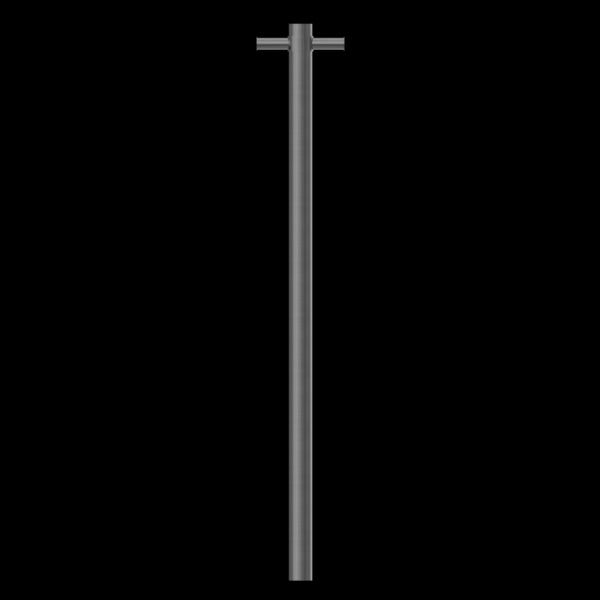 Heated Vertical Towel Rail 900MM Graphite Accessories Nero