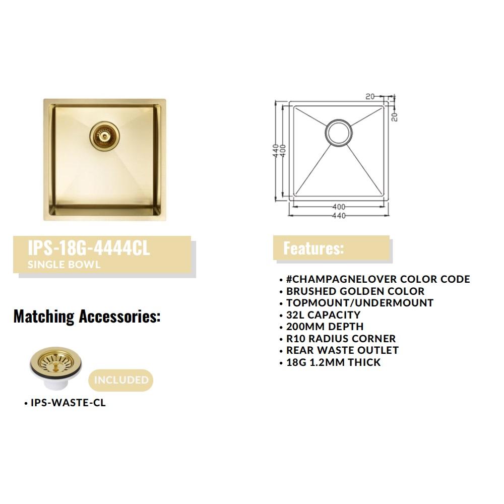 Infinity Plus Sinks – PVD-4444CL Sinks InfinityPlus