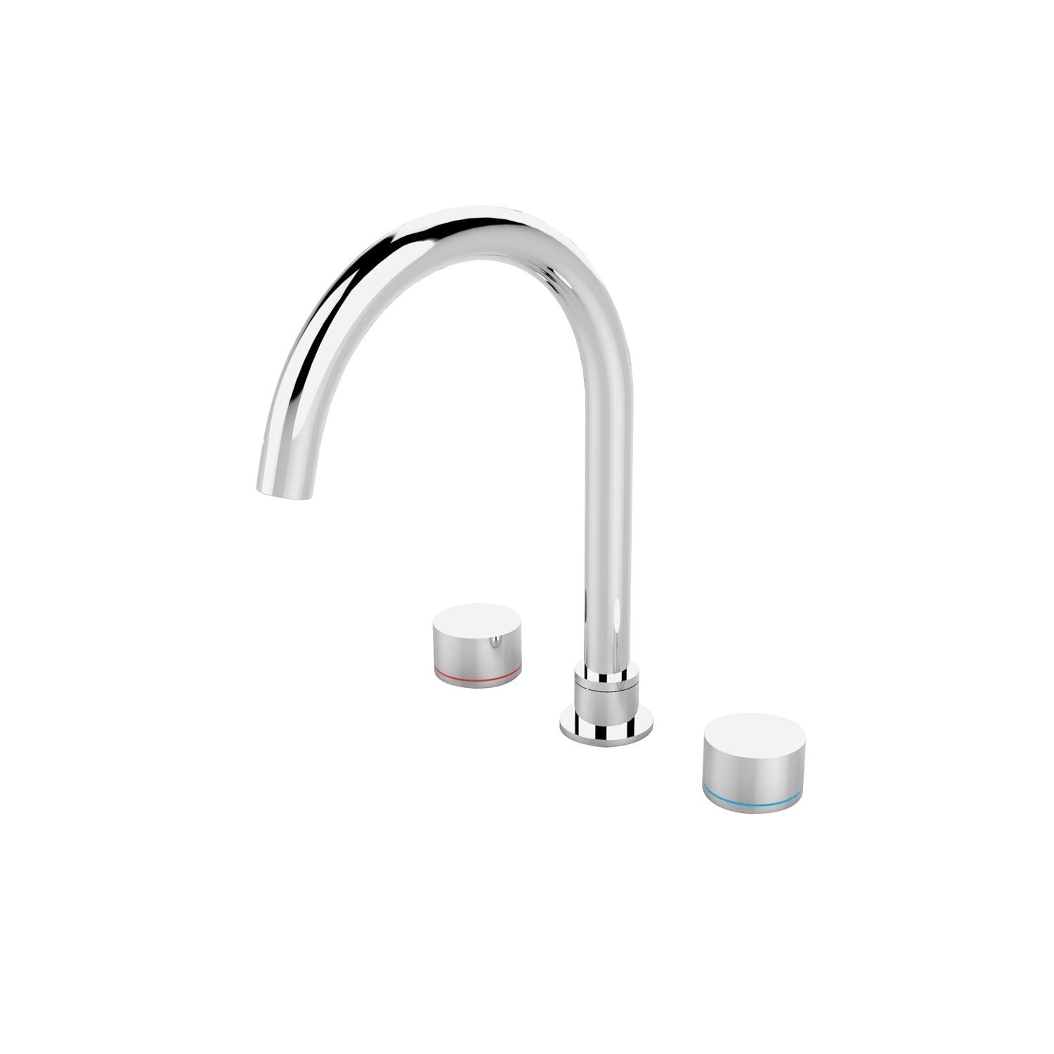 KARA Kitchen Set CHROME YSW2117-07-CH Tapware Nero