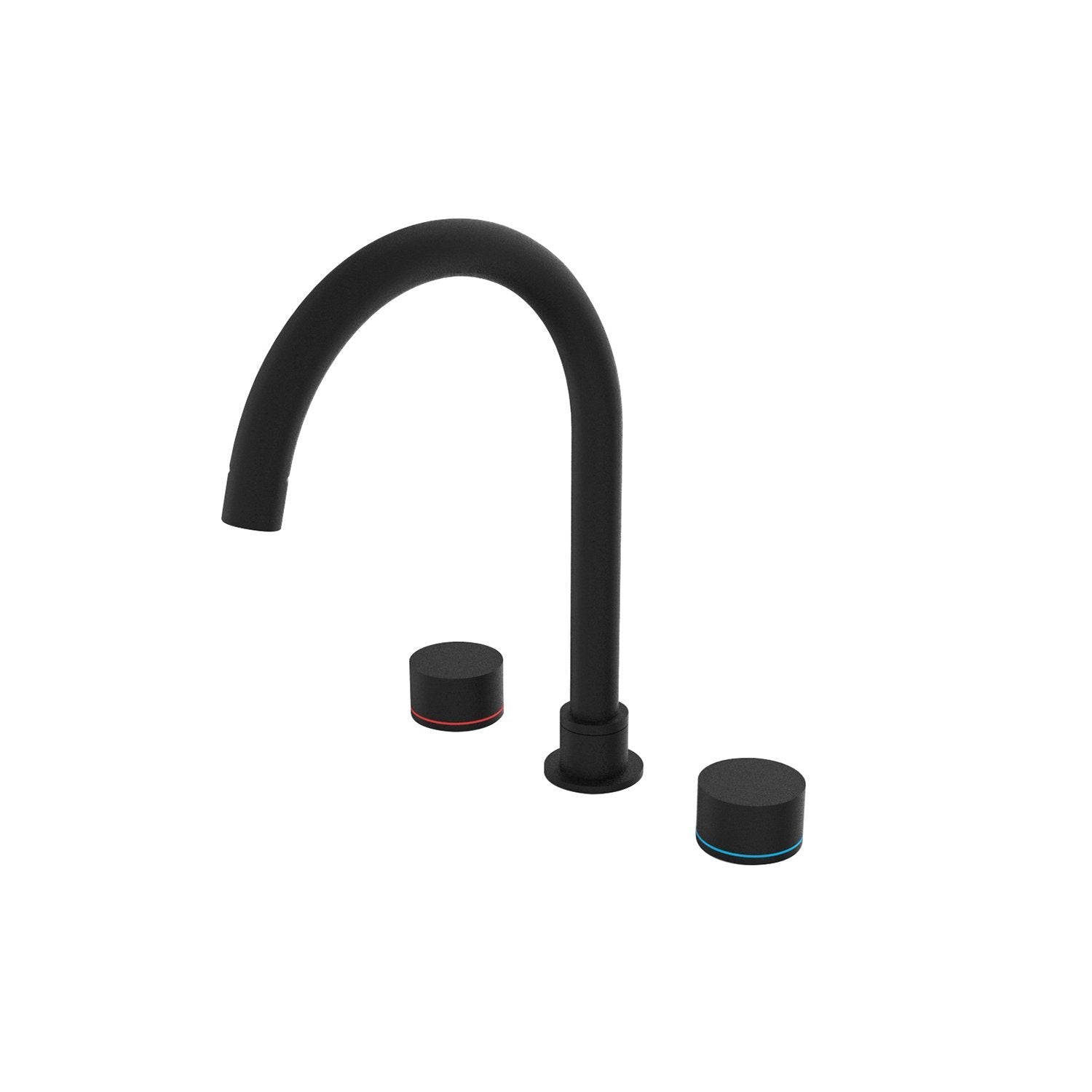 KARA Kitchen Set MATTE BLACK YSW2117-07-MB Tapware Nero