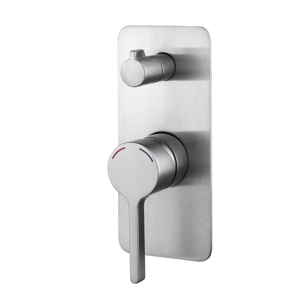 KENZO Shower Mixer with Diverter in Brushed Nickel Tapware ECT