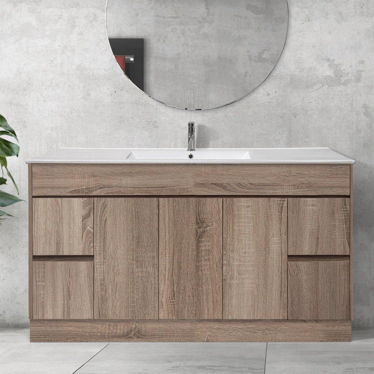 LOGAN 150cm Timber Bathroom Vanity Vanities & Mirrors Arova