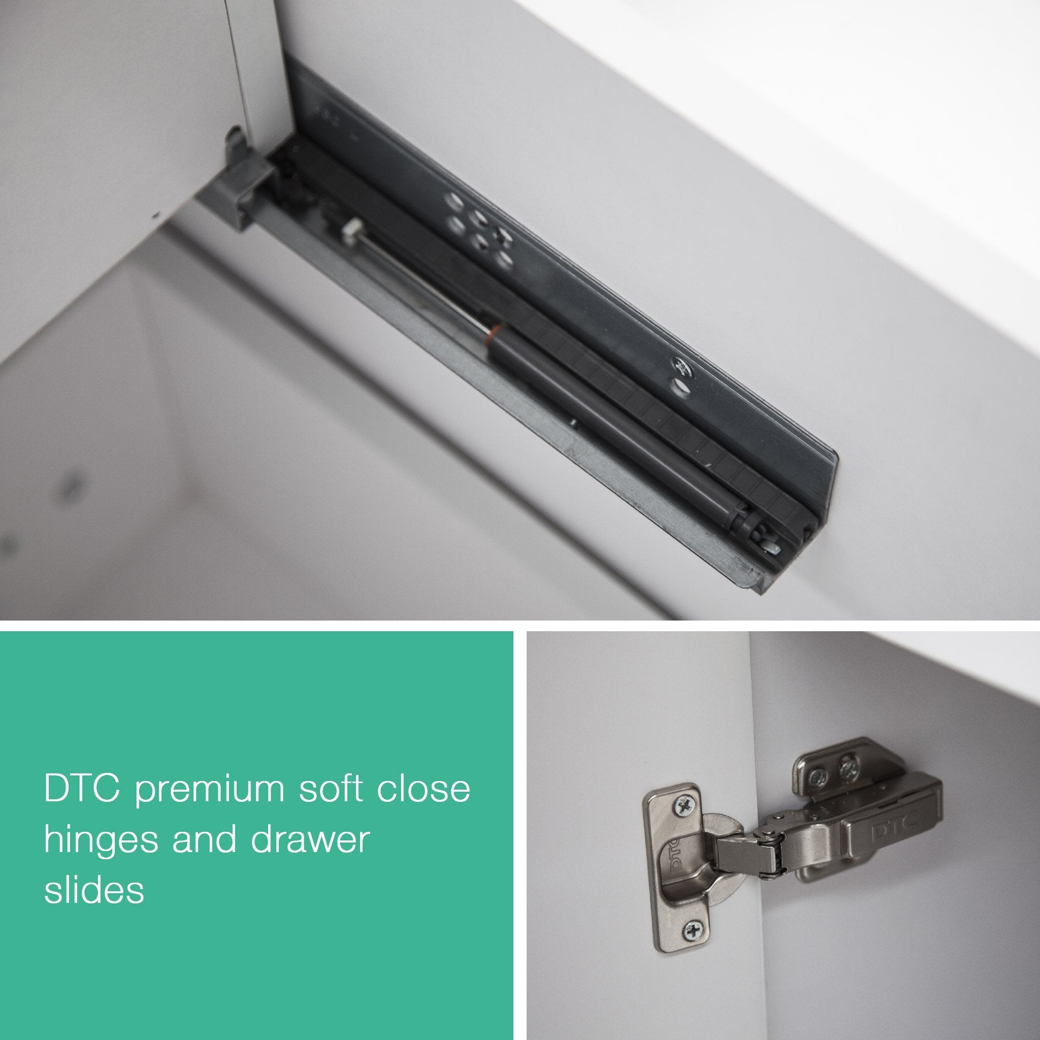 LUCA 180cm Bathroom Vanity - Stone Top Vanities & Mirrors Arova