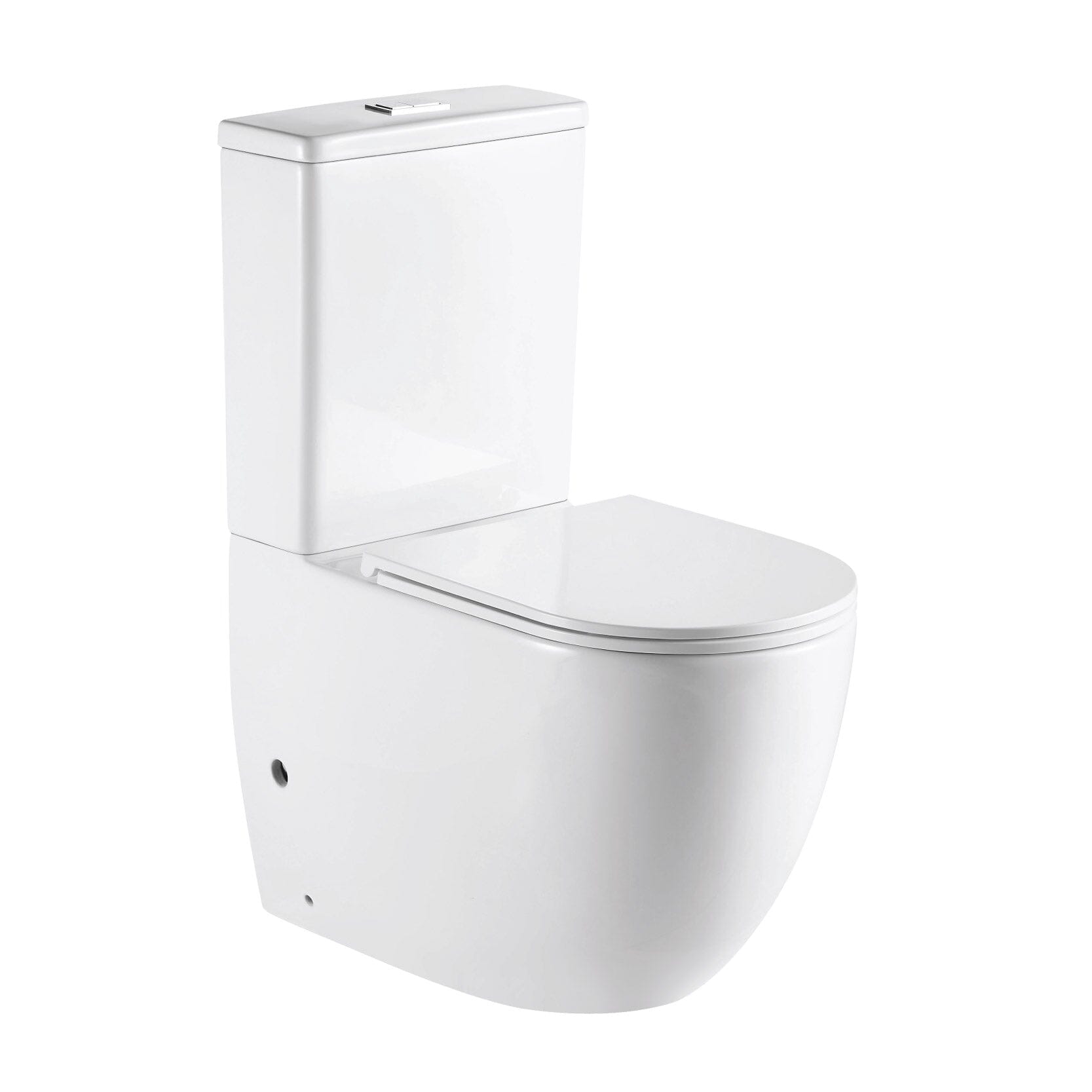 Max63 Rimless Tornado Compact Back to Wall Toilet Toilets Arova