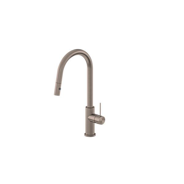 MECCA Pull Out Sink Mixer with Vegie Spray Function Brushed Bronze YSW2219-08-BZ Tapware Nero