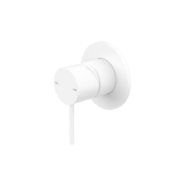 MECCA Shower Mixer Matte White YSW2219-09-MW Tapware Nero