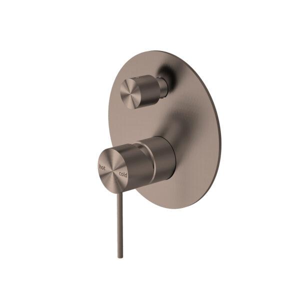 MECCA Shower Mixer With Divertor Brushed Bronze YSW2219-09A-BZ Tapware Nero