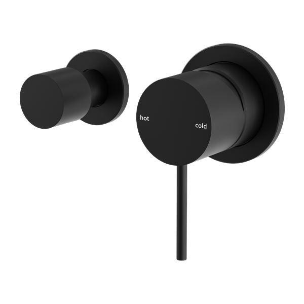 MECCA SHOWER MIXER WITH HORIZONTAL 2 WAY DIVERTOR Matte Black Tapware Nero