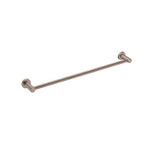 MECCA Single Towel Rail 600MM Brushed Bronze 1924-BZ Accessories Nero